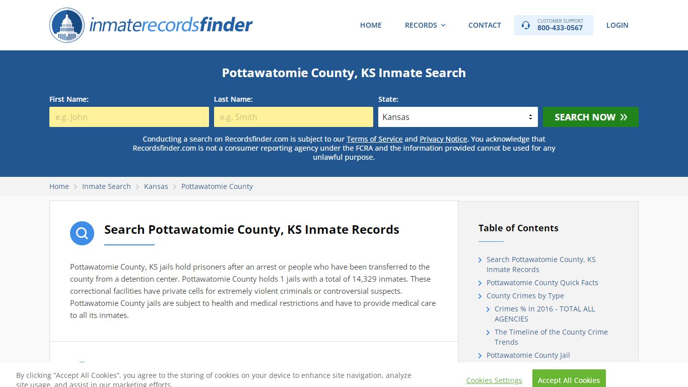 Pottawatomie County, KS Inmate Lookup & Jail Records Online